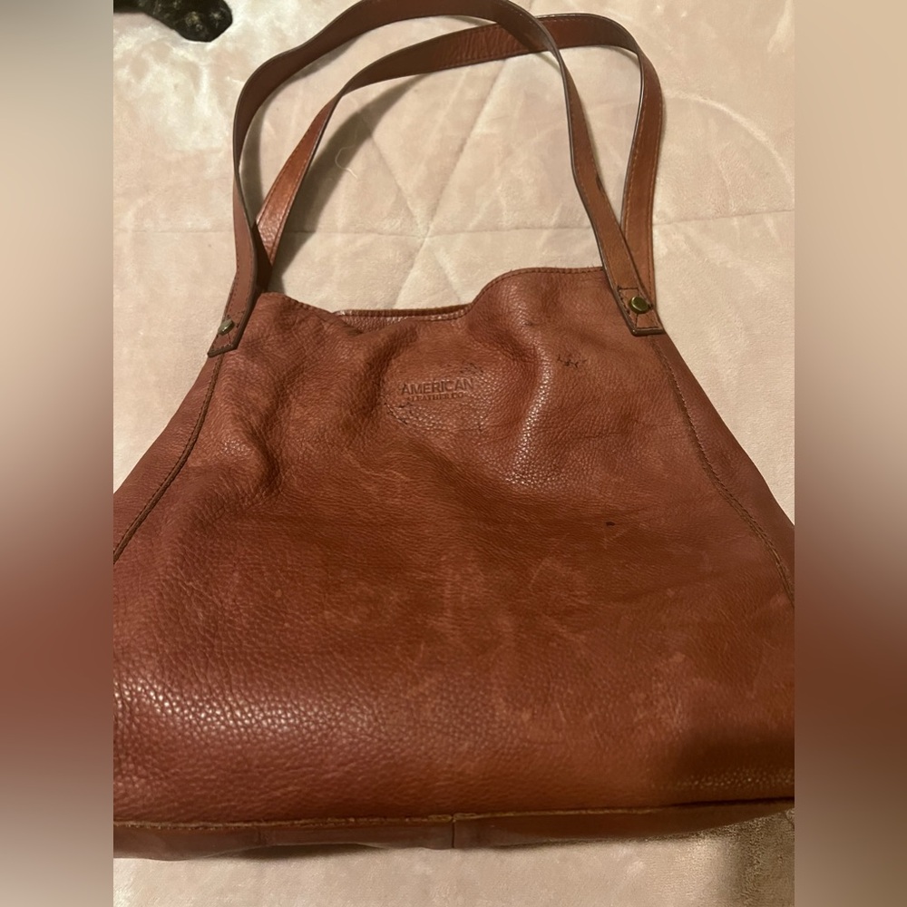 American leather co REAL leather hand bag